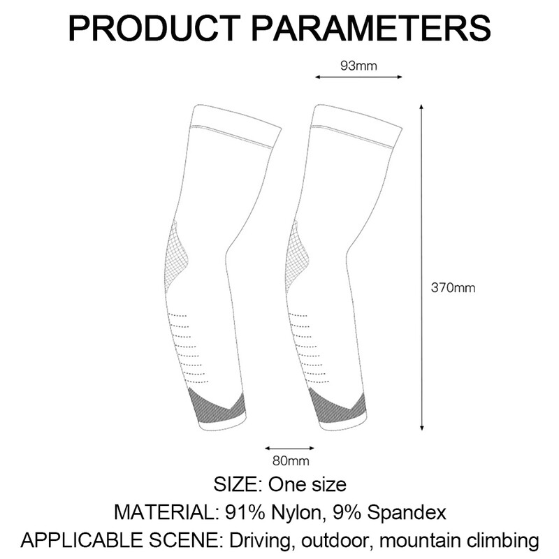 LOOGDEEL Ljeto UPF50+ rukavi za ruke Cool Feeling Prozračni ledeni svileni biciklistički rukavi Trčanje Ribolov Krema za sunčanje Potpora za ruke Uniseks