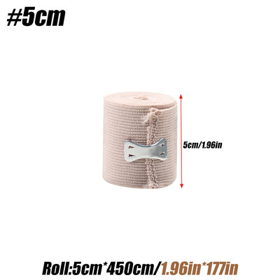 1 rola kompresijskog zavoja s kopčama, sportski zavoji, traka za gležanj, zglob, ruku, uganuća nogu Mjera zavoja za prvu pomoć