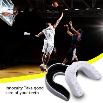 Boxing Gum Shield Mouth Guard Mouthguard Slim Fit for Football Wrestling Hockey Lacrosse Boxing for Contact Combat Sport Equip