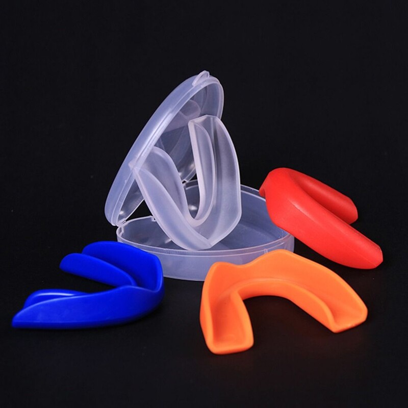 Prozirni štitnik za zube Eva Karate, dječji boks, ragbi, štitnik za zube, štitnik za zube za odrasle s plastičnom kutijom