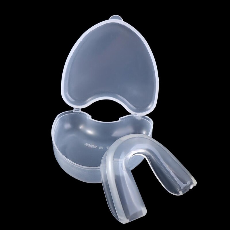 Prozirni štitnik za zube Eva Karate, dječji boks, ragbi, štitnik za zube, štitnik za zube za odrasle s plastičnom kutijom