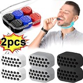 Тренажер за мандибула на лицето Фитнес топка за тренировка на долната челюст Тренировка за двойна брадичка Редуктор за врата Лице Отслабване на устата Мандибула