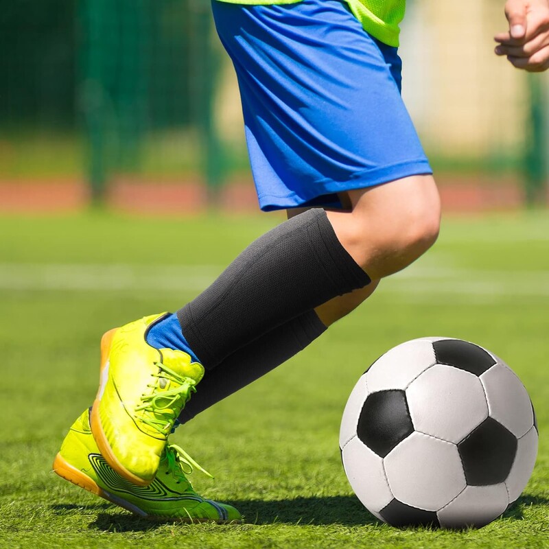 Loogdeel Paratibie de fotbal pentru copii Tineri Adulti Paratibe cu mâneci, ușoare, echipament de fotbal de protecție