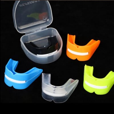 Διπλής όψης Mouthguard Adults Teeth Mouth Guard Sports Boxing Kickboxing Δωρεάν αθλητικό προστατευτικό κατάλληλο για το μεγαλύτερο μέγεθος στόματος