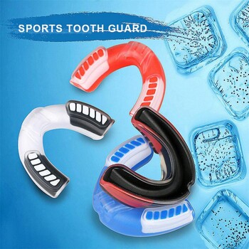 Sports Mouth Guard for Basketball Rugby Boxing Karate Appliance Teeth Proteth Ενηλίκων Παιδιών Προστασία δοντιών στοματικής προστασίας