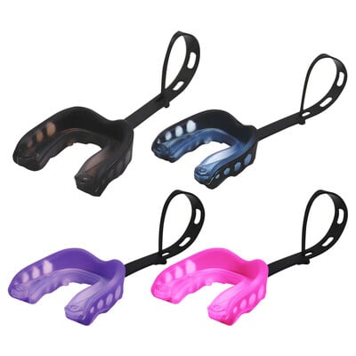 Sports Mouth Guard with Strap Anti-dislocation Teeth Protector Εργαλείο προστασίας δοντιών μπάσκετ για νέους ενήλικες