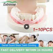 1~10KOM Silikonski štitnik za zube Bruksizam Eliminacija ortodontskih aparatića Držač zuba Pomoć za spavanje Hrkanje Noćni boks Sport