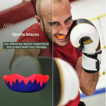 Παιδιά Ενήλικες Sport Mouth Guard Mouthguard Tooth Brace Προστατευτικό δοντιών Μπάσκετ Μπάσκετ Boxing Karate Appliance Trainer