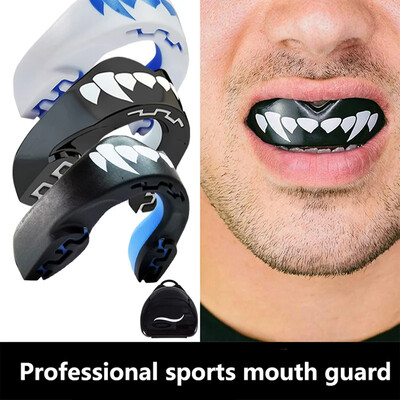 Mouth Guard Sport – hammaste 3D-tehnoloogia kahekihiline poks Suukaitse, mis sobib suurepäraselt ümbrisega täiskasvanutele – keetmine ja suu hammustamine