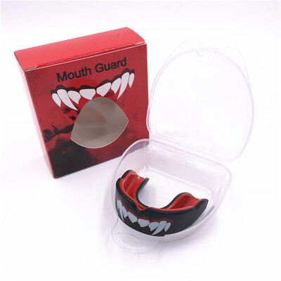 Sportski štitnik za zube - Teeth 3D tehnologija Dvoslojni boksački štitnik za zube Perfect Fit Adults with Case - Boil & Bite Mouth
