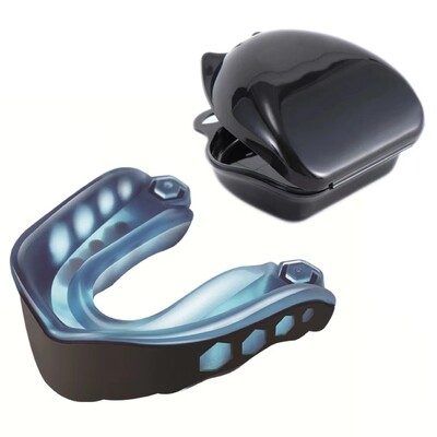 Dantų apsauga Boxing Mouthguard Brace Boxing Dantų Apsauga Dantų Apsauga Sportinė Įtvaras Ortodontinio prietaiso treniruoklis su dėžute