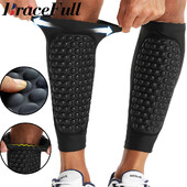 Nogometni štitnici za potkoljenice Jastučići za potkoljenice za odrasle, kompresijski rukav za potkoljenicu s jastučićima u obliku saća, zaštitna oprema za potkoljenicu Nogometna oprema