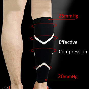 1Piece Sports Shin Guard Calf Compression Sleeves Leg Shin Compression Sleeves for Runners Cyclist Shin Splint Κυκλοφορία αίματος