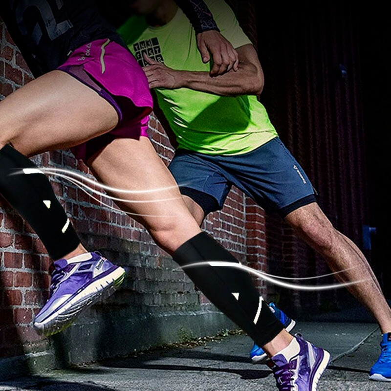 1-dijelni sportski štitnik za potkoljenicu Kompresijski rukavi za potkoljenicu Noga Kompresijski rukavi za trkače Biciklisti Udlaga za potkoljenicu Cirkulacija