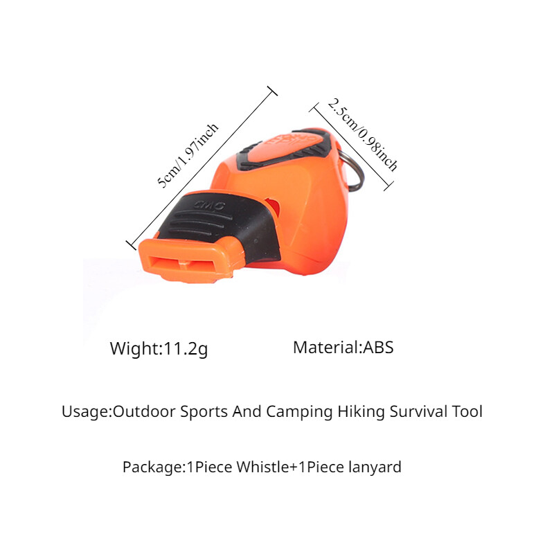 Profesionalna zviždaljka Nogomet Košarkaška igra Sudačka zviždaljka Sportovi na otvorenom poput velike zvučne zviždaljke Kampiranje Planinarenje Alat za preživljavanje