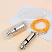 Zviždaljka od nehrđajućeg čelika Vanjska Zviždaljka za hitne slučajeve Spašavanje života Policijska zviždaljka Obuka Sportska Vojna Visokofrekventna zviždaljka Sudac