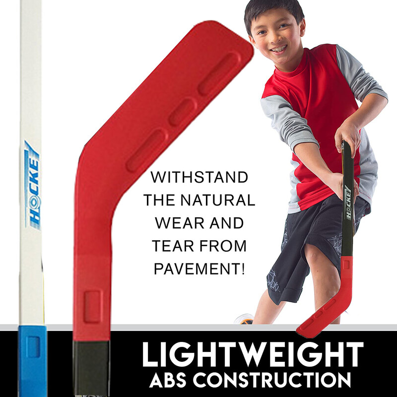 Un set de jucărie pentru copii, hochei pe gheață, 72 cm, bețișor de hochei din plastic, jucărie pentru sport în aer liber, băț de hochei