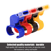 Sudačka zviždaljka za prste Oprema za nogometni trening Zviždaljka za sigurnu plastičnu prstenastu zviždaljku Zviždaljka za prste sa štitnikom za zube za sport