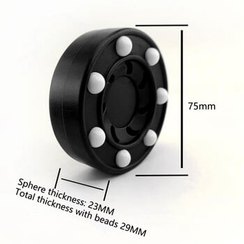 7,5 εκ. Roller Hockey Puck Παιχνίδι Roller Αθλητισμός Προπόνηση χόκεϊ επί πάγου Puck Street Roller Αθλητικός εξοπλισμός γυμναστικής εξωτερικού χώρου