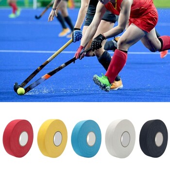 25mmx25m Hockey Tape Hockey Sports Tape με αντιολισθητική λαβή πάνινη ταινία χόκεϊ για τύλιγμα χόκεϊ επί πάγου