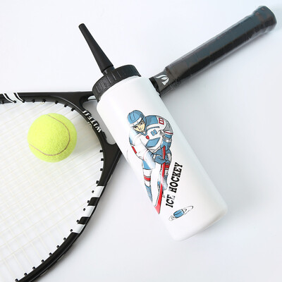 Besplatna boca vode za hokej na ledu od 1000 ml, prijenosna boca za lakros nogomet velikog kapaciteta, klasična sportska oprema s produženim vrhom