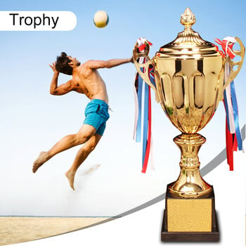 Trophy Cup Gold Gold Achievement Trophies Metal Award Trophy Cups Μεγάλα τρόπαια γλυπτικής για νικητές παιδιά και ενήλικες