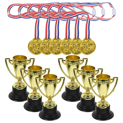 16 kom Mini Trofej Dječji Poklon Nagrade Nagrade Ukrasite Bejzbol nagrade Male medalje Dijete