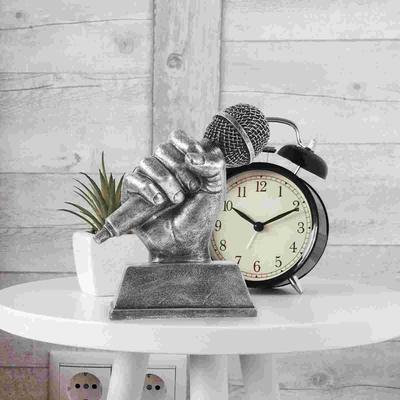 Mikrofon Trofeji Srebrni pjevač Trofej Zahvalnost Poklon Plesni trofej Mic Trofej Nagrada za pjevanje Trofej Karaoke natjecanja