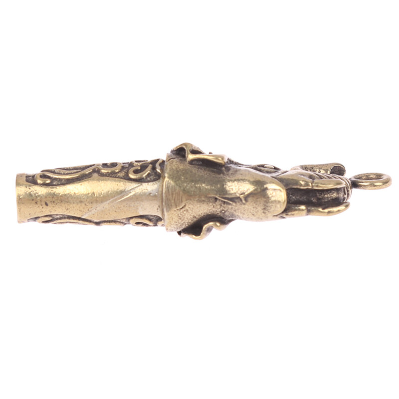 1 db. Izdzīvošanas svilpe, Misiņa Metāla Augstskolu Apmācība Wilderness Survival Kulons Zilonis Svilpe Antīks Atslēgu piekariņš Ārā