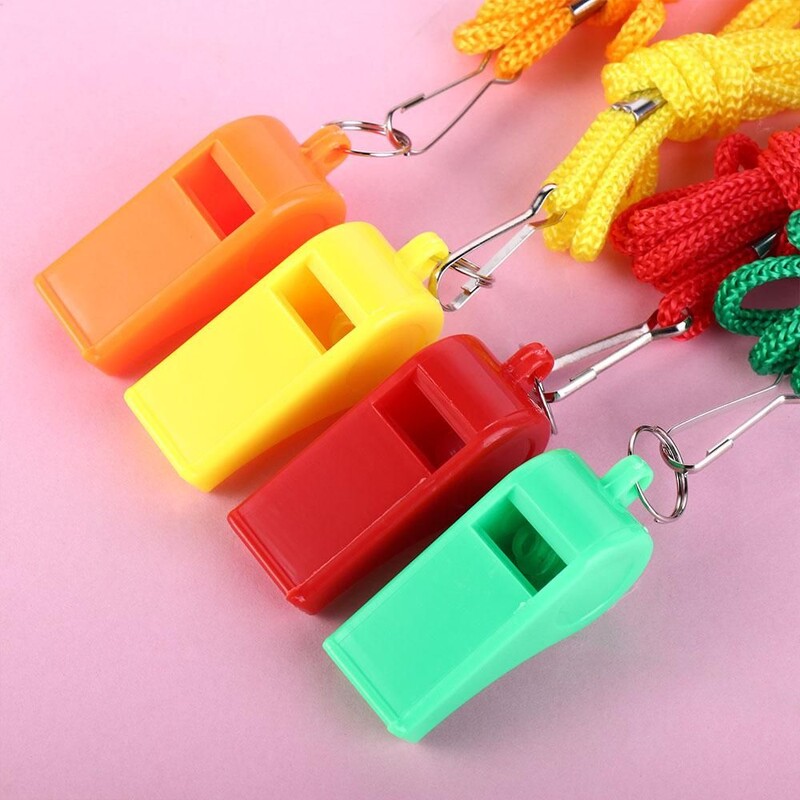 Profesionāla uzmundrinājuma svilpe sporta futbols basketbols tiesnešu apmācība svilpe izdzīvošana ārā ar virves karsējmeiteņu rīku