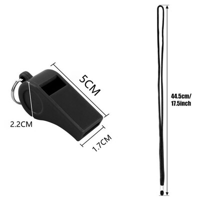 1PC Metalna zviždaljka od nehrđajućeg čelika Sudac Sportski trening Škola Nogomet Nogomet Košarka Navijačice Zviždaljke za navijanje s užetom