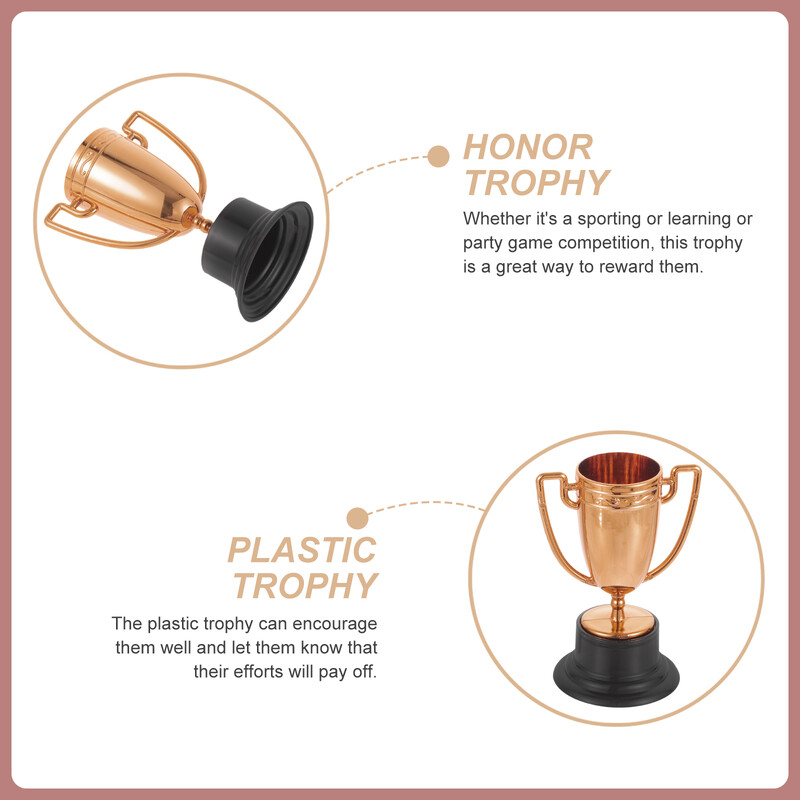 8 kom Pikado Mini trofej Igračke za djevojčice Košarkaško sudjelovanje Mali kup Dječji za djevojčice