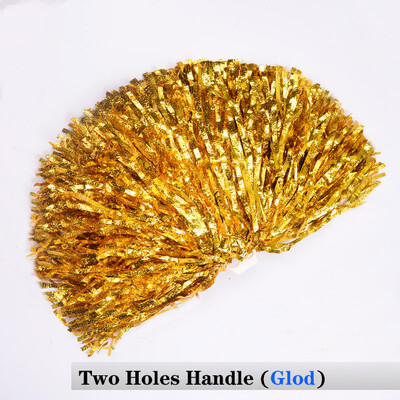 4Gb Karsējmeiteņu Pom Poms Bērniem Pieaugušajiem Nezūdošs Metālisks Streamer Pompons Karsējmeiteņu Rokas Ziedi Dejas Komandu Sports