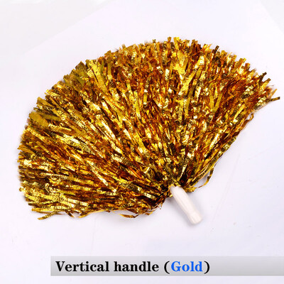 4Gb Karsējmeiteņu Pom Poms Bērniem Pieaugušajiem Nezūdošs Metālisks Streamer Pompons Karsējmeiteņu Rokas Ziedi Dejas Komandu Sports