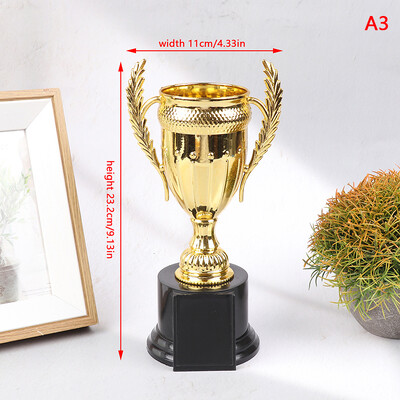 1Pcs Reward Αποκριάτικο Διαγωνισμό Βραβείο πάρτι Μπομπονιέρες Mini Plastic Award Trophy Παιδιά Νικητής Χρυσά τρόπαια Παιχνίδια για παιδιά