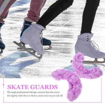 Ice Skates Fuzzy Ice Skate Blade Covers Ανθεκτικά στη φθορά του χόκεϊ Προστατευτικά λεπίδων παγοπέδιλα Soakers για παγοπέδιλα Ανθεκτικά στη φθορά