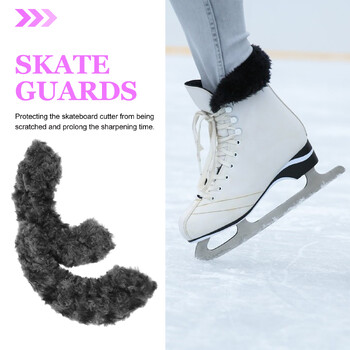 Ice Skates Fuzzy Ice Skate Blade Covers Ανθεκτικά στη φθορά του χόκεϊ Προστατευτικά λεπίδων παγοπέδιλα Soakers για παγοπέδιλα Ανθεκτικά στη φθορά