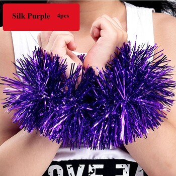 Cheerleading Wrist Flower Plastic Handle Cheerleader Pompoms Εφαρμόστε για παιδιά Αθλητικός αγώνας χορού Sport Match Club Sport Supplies