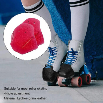 Skates Roller Anti-friction Feet Toe Cap Guard Δερμάτινο κάλυμμα πατινάζ για προπόνηση σε εξωτερικούς χώρους Πορτοκαλί