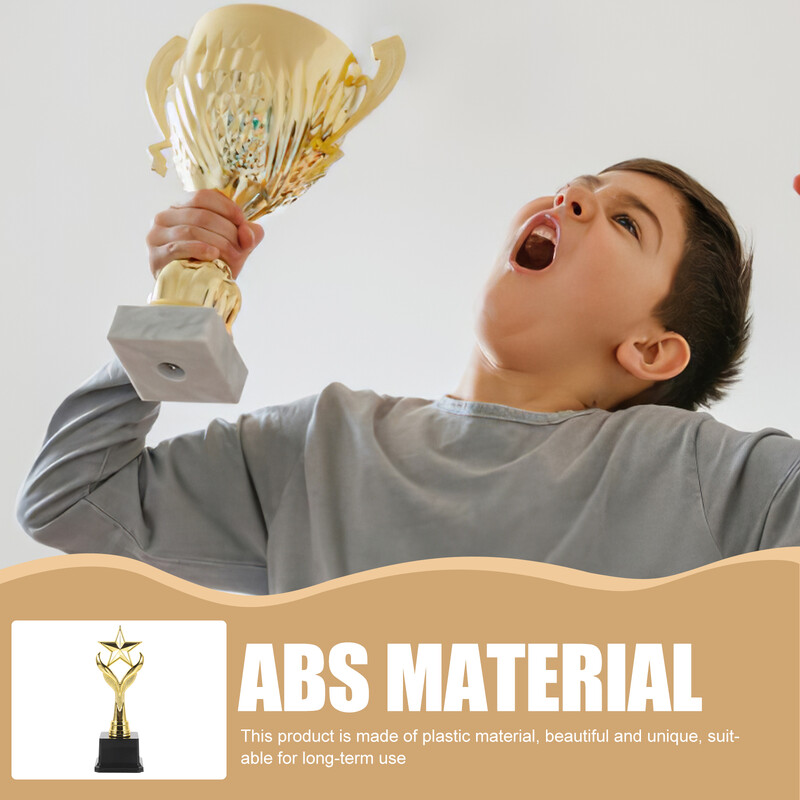 Student Zlatni pehar pehara Zlatni pehar pehara Dekoracija Trofeji Baseball Dekoracija Smiješno za odrasle Trbušnjaci Zvijezda Mini Dijete