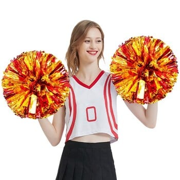 Λαβή λουλουδιών διαγωνισμού Cheerleader Pom Poms Cheerleading Μπάλα χορού Cheerleading Διακοσμητής Club Sport Supplies