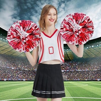 Λαβή λουλουδιών διαγωνισμού Cheerleader Pom Poms Cheerleading Μπάλα χορού Cheerleading Διακοσμητής Club Sport Supplies