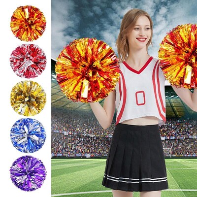 Konkursas Gėlių rankenėlė Cheerleader Pom Poms Cheerleading Cheering Ball Dance Decorator Club Sporto reikmenys