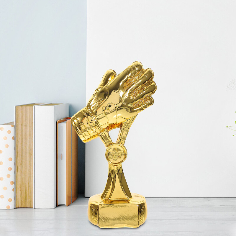 Futbolo vartininko trofėjaus taurė Futbolo trofėjaus modelio dervos futbolo rungtynių apdovanojimo taurė vartininko dovanų suvenyrai