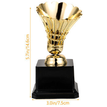 Award Trophy Decor Decor Craft Souvenirs Model for Champion Badminton Medal Children Kindergarten Competition Celebrations Trophies