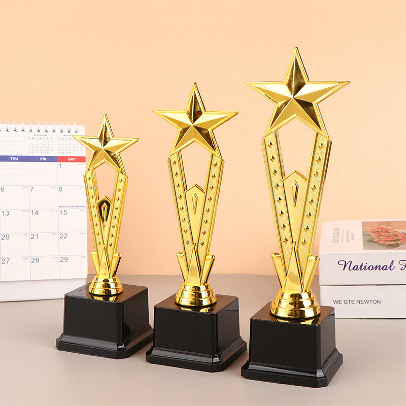 1Pcs Children Award Trophy Toys Plastic Star Trophies For Kids Διαγωνισμός Επιβράβευση Βραβείο Πάρτι Μπομπονιέρες Δώρα