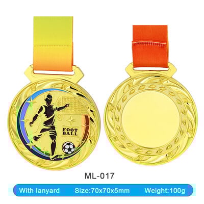Σχολικός αθλητισμός Διαγωνισμός ποδοσφαίρου Μετάλλια Παιχνίδια Έπαθλα Χρυσά Ασημένια Χάλκινα Μετάλλια Τρόπαιο Αναμνηστικό Μετάλλιο για Δώρο Αναμνηστικών