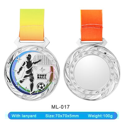 Σχολικός αθλητισμός Διαγωνισμός ποδοσφαίρου Μετάλλια Παιχνίδια Έπαθλα Χρυσά Ασημένια Χάλκινα Μετάλλια Τρόπαιο Αναμνηστικό Μετάλλιο για Δώρο Αναμνηστικών