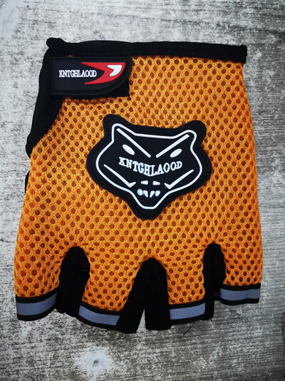 Iarnă Adulti Copii 7-16 ani Mănuși pentru bicicletă Sport Ochiuri cu jumătate de deget Mănuși la modă și frumoase pentru ciclism de munte