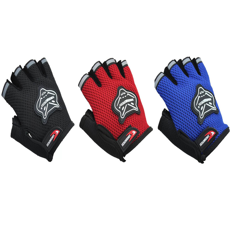 Iarnă Adulti Copii 7-16 ani Mănuși pentru bicicletă Sport Ochiuri cu jumătate de deget Mănuși la modă și frumoase pentru ciclism de munte